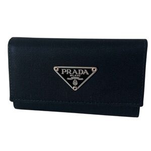 Prada snap key black case